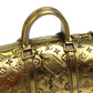 LOUIS VUITTON Novelty, Not for Sale, Monogram Boston Bag with Keepall Motif, Paperweight, Metal, Unisex, Bronze Gold