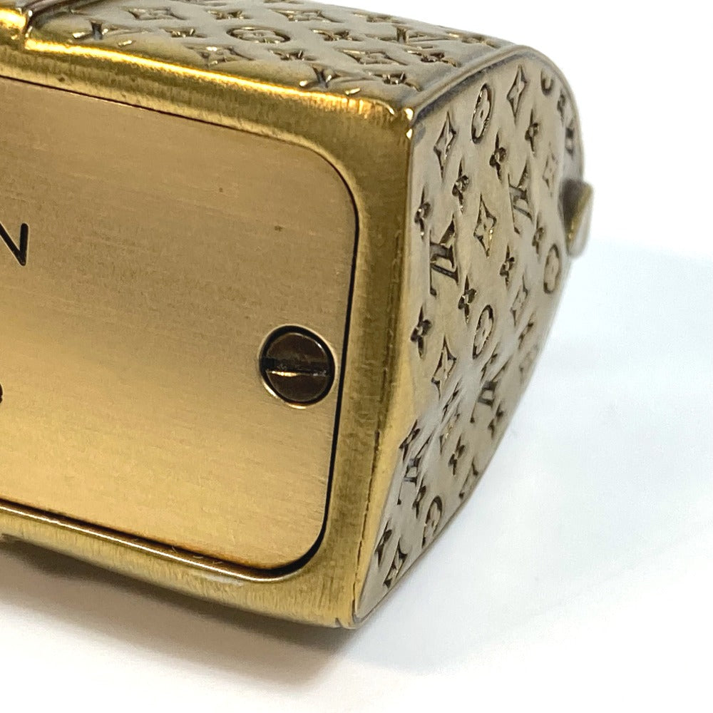 LOUIS VUITTON Novelty, Not for Sale, Monogram Boston Bag with Keepall Motif, Paperweight, Metal, Unisex, Bronze Gold