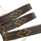 LOUIS VUITTON M58056 Monogram Wristlet Baxter MM Pet Lead, Monogram Canvas, Unisex, Brown