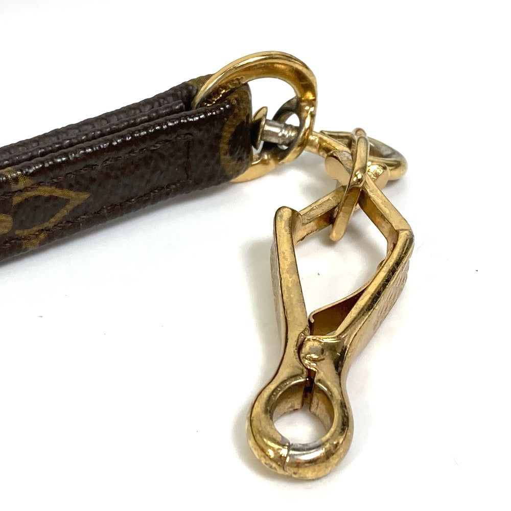 LOUIS VUITTON M58056 Monogram Wristlet Baxter MM Pet Lead, Monogram Canvas, Unisex, Brown