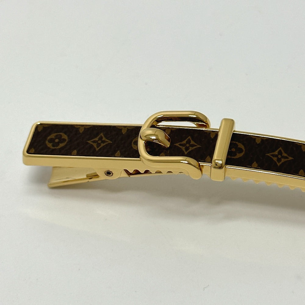 LOUIS VUITTON M00566 モノグラム バレッタ ループ ヘアアクセサリー バレッタ GP レディース ブラウン
