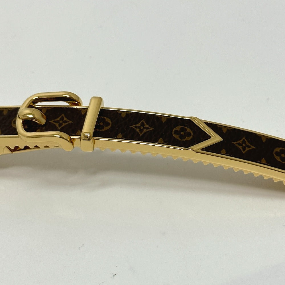 LOUIS VUITTON M00566 モノグラム バレッタ ループ ヘアアクセサリー バレッタ GP レディース ブラウン