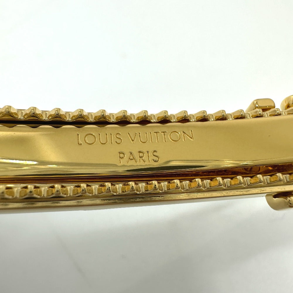 LOUIS VUITTON M00566 モノグラム バレッタ ループ ヘアアクセサリー バレッタ GP レディース ブラウン