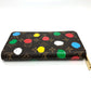 LOUIS VUITTON M81864 モノグラム ジッピーウォレット 草間彌生 長財布 モノグラムキャンバス レディース ブラウン