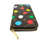 LOUIS VUITTON M81864 モノグラム ジッピーウォレット 草間彌生 長財布 モノグラムキャンバス レディース ブラウン