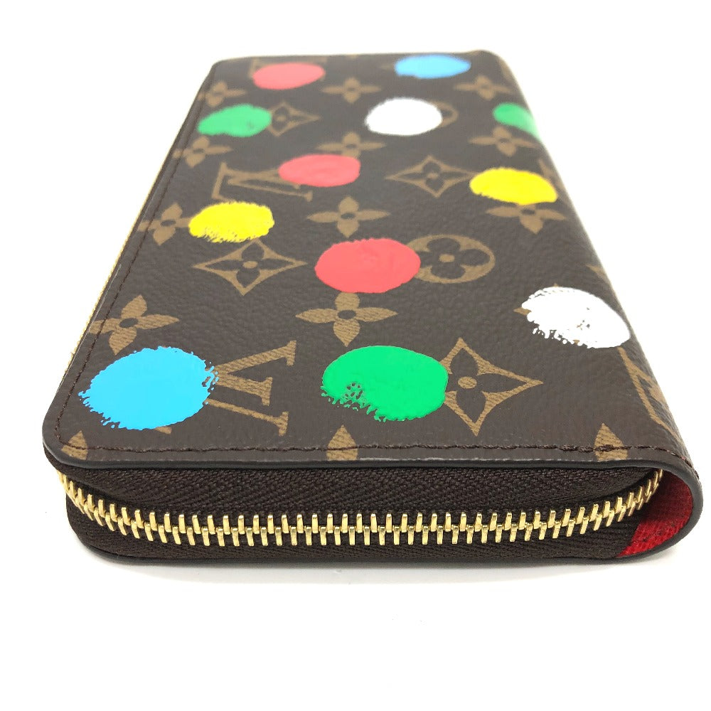 LOUIS VUITTON M81864 モノグラム ジッピーウォレット 草間彌生 長財布 モノグラムキャンバス レディース ブラウン