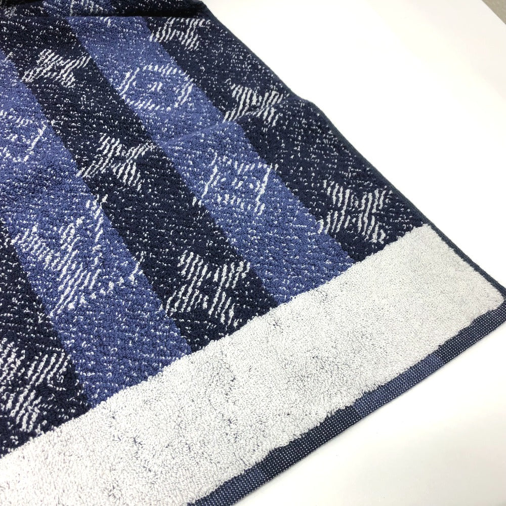 LOUIS VUITTON モノグラム TRUNKS＆BAGS ビーチタオル バスタオル タオル コットン ユニセックス ブルー