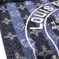 LOUIS VUITTON モノグラム TRUNKS＆BAGS ビーチタオル バスタオル タオル コットン ユニセックス ブルー