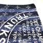 LOUIS VUITTON モノグラム TRUNKS＆BAGS ビーチタオル バスタオル タオル コットン ユニセックス ブルー