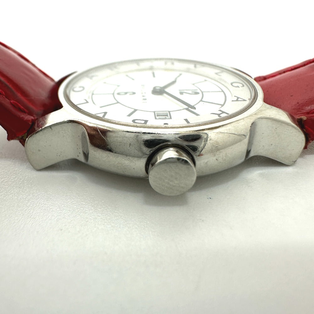 BVLGARI Solotempo Quartz Date Watch, Stainless Steel, Women's, Silver
