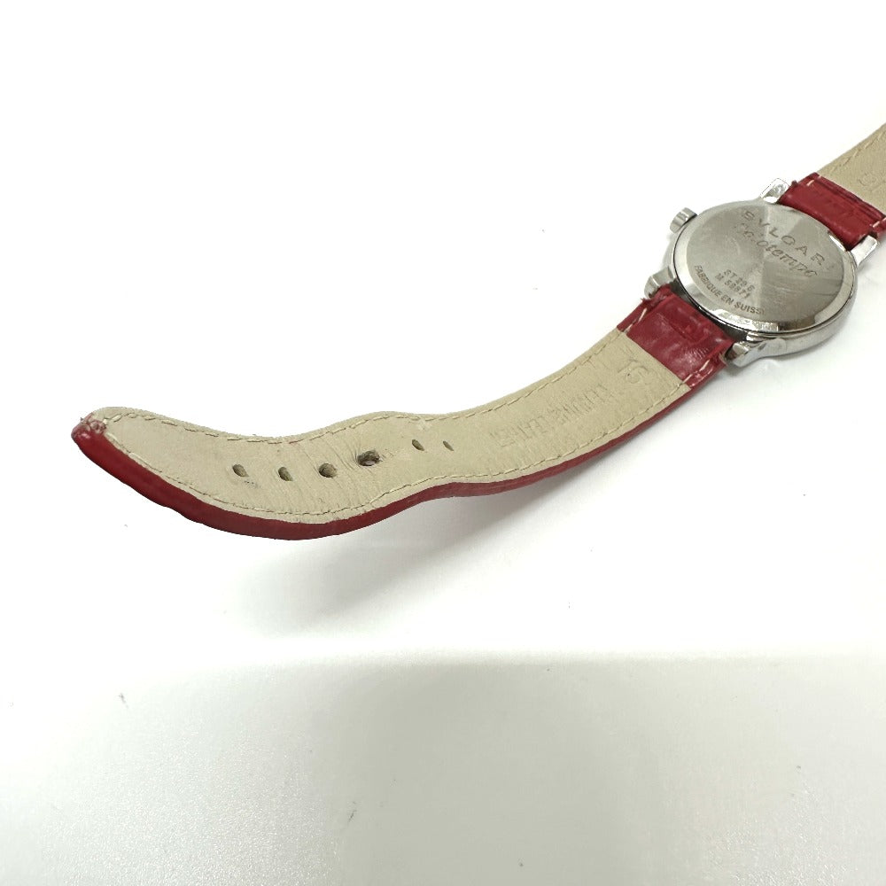 BVLGARI Solotempo Quartz Date Watch, Stainless Steel, Women's, Silver