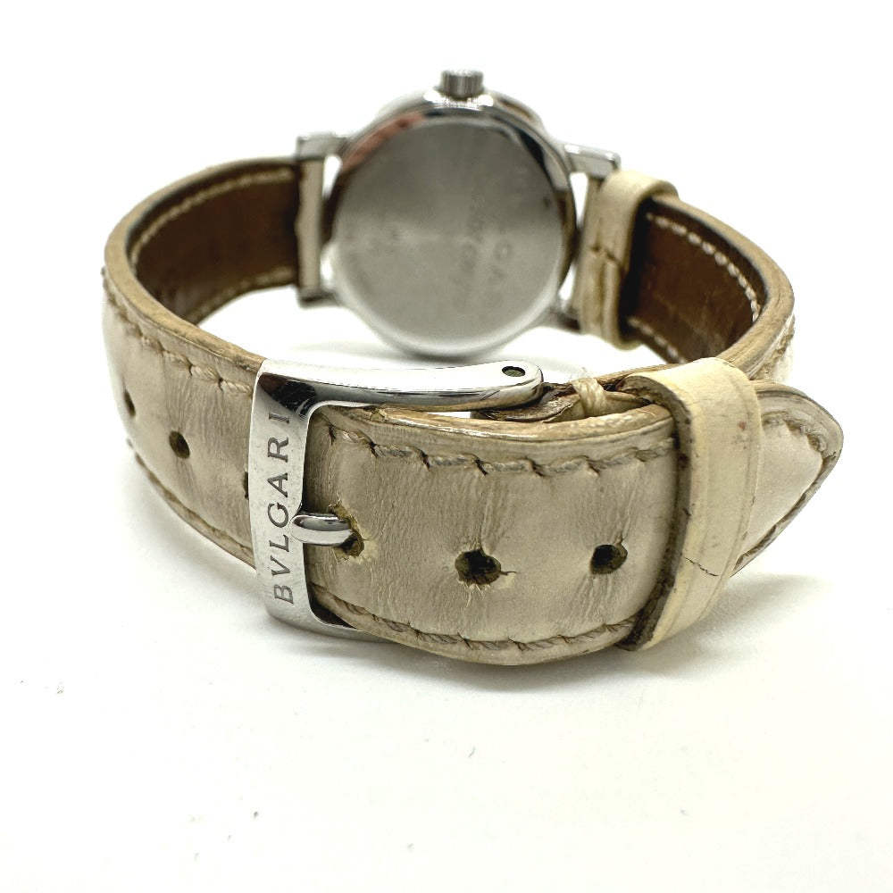 BVLGARI ST29S ソロテンポ クオーツ デイト 腕時計 SS レディース シルバー