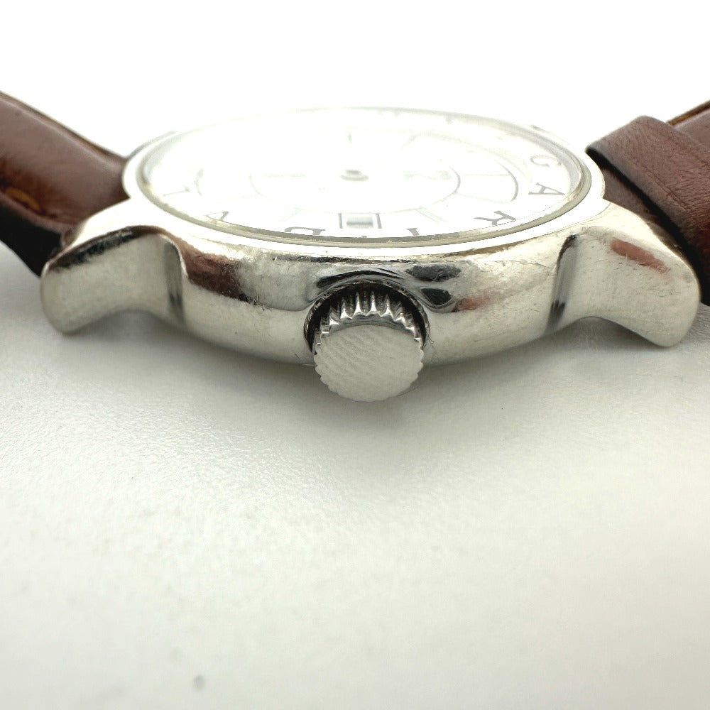 BVLGARI ST29S ソロテンポ クオーツ デイト 腕時計 SS レディース シルバー