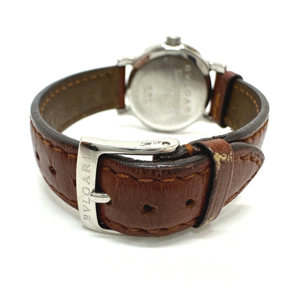 BVLGARI ST29S ソロテンポ クオーツ デイト 腕時計 SS レディース シルバー