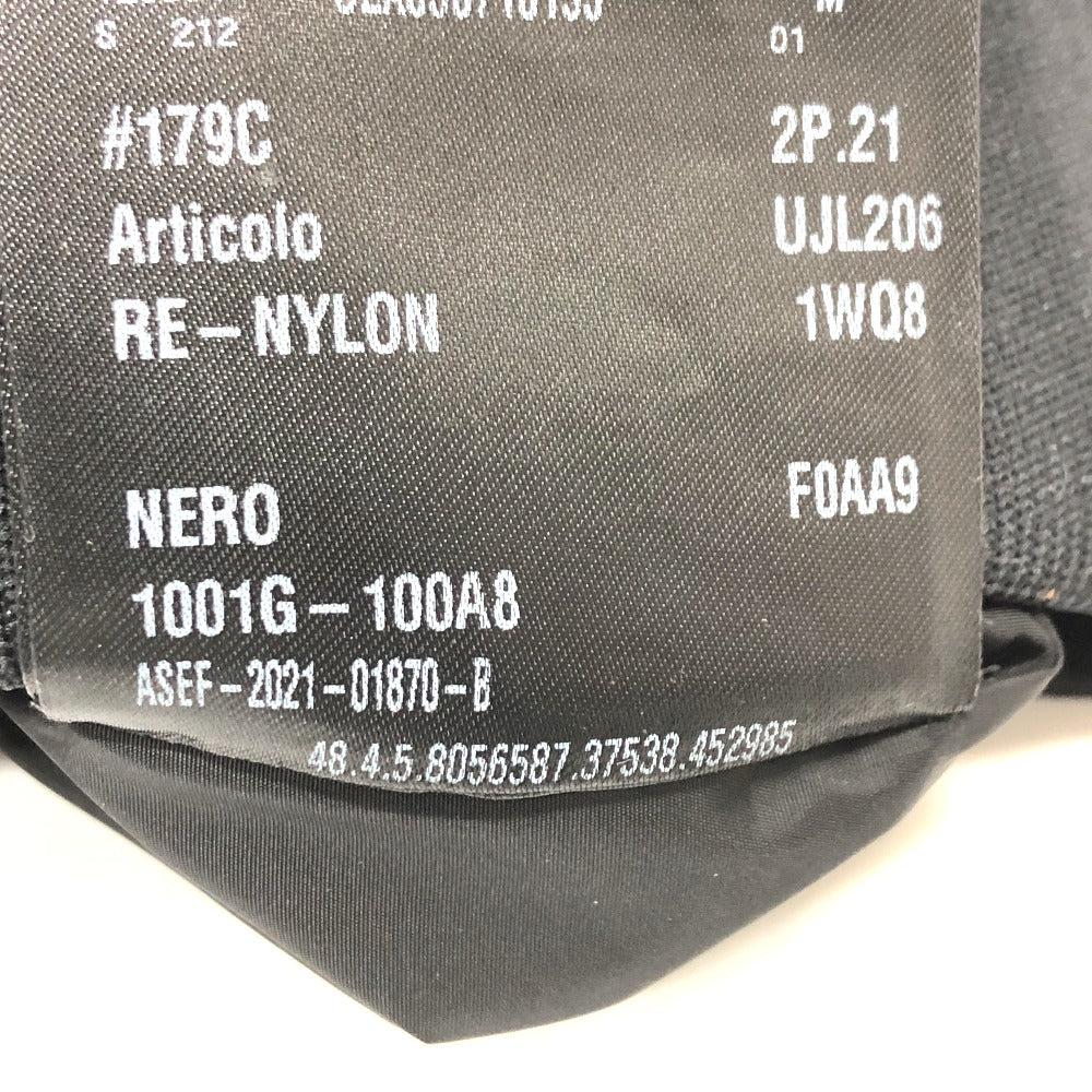 PRADA UJL206 トライアングルロゴ アディダスコラボ adidas スウェット Re Nylon トップス アパレル 長袖 ライン トレーナー ナイロン メンズ ブラック - brandshop-reference