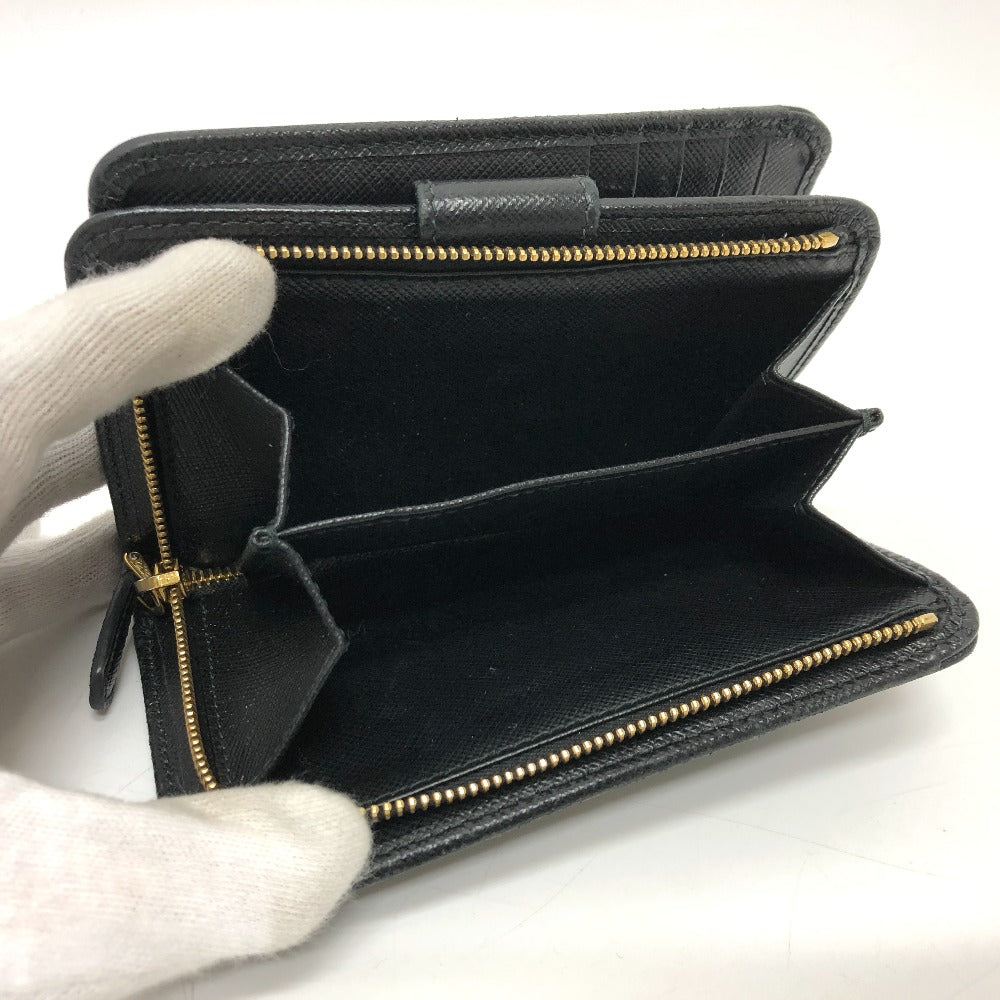 PRADA 1ML225 トライアングルプレート 2つ折り財布 ナイロン/レザー レディース - brandshop-reference