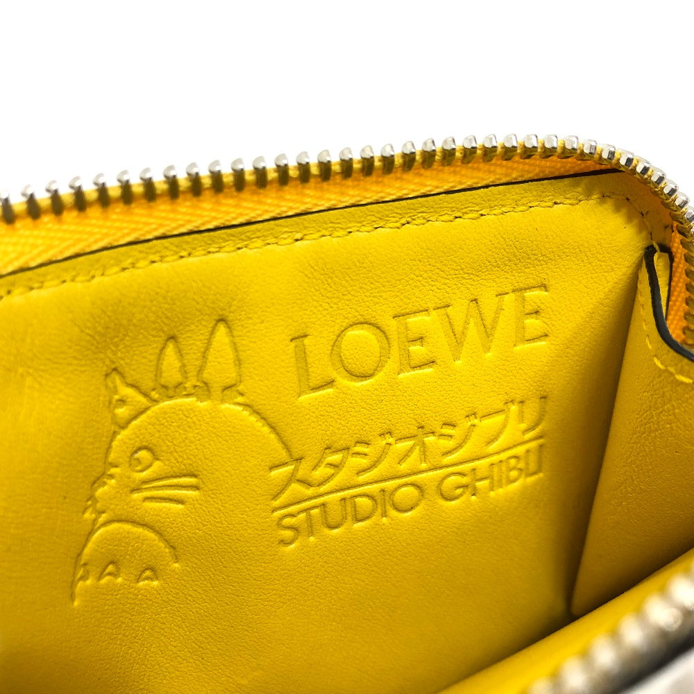 LOEWE スタジオジブリコラボ となりのトトロ L字ファスナー コインケース レザー レディース - brandshop-reference