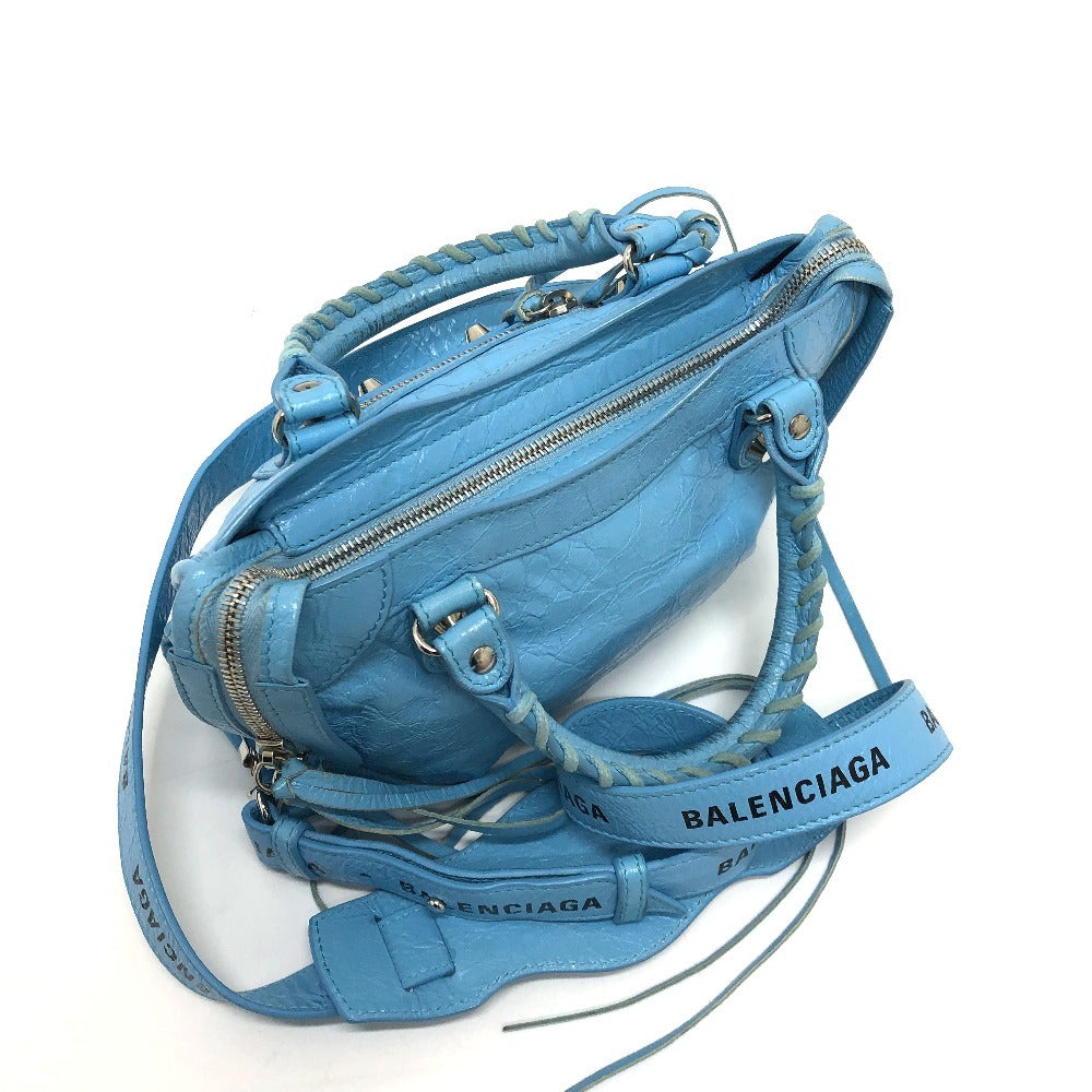 BALENCIAGA 300295 クラシック ミニシティ 2WAY ショルダー 斜め掛け 肩掛け カバン ハンドバッグ レザー レディース - brandshop-reference