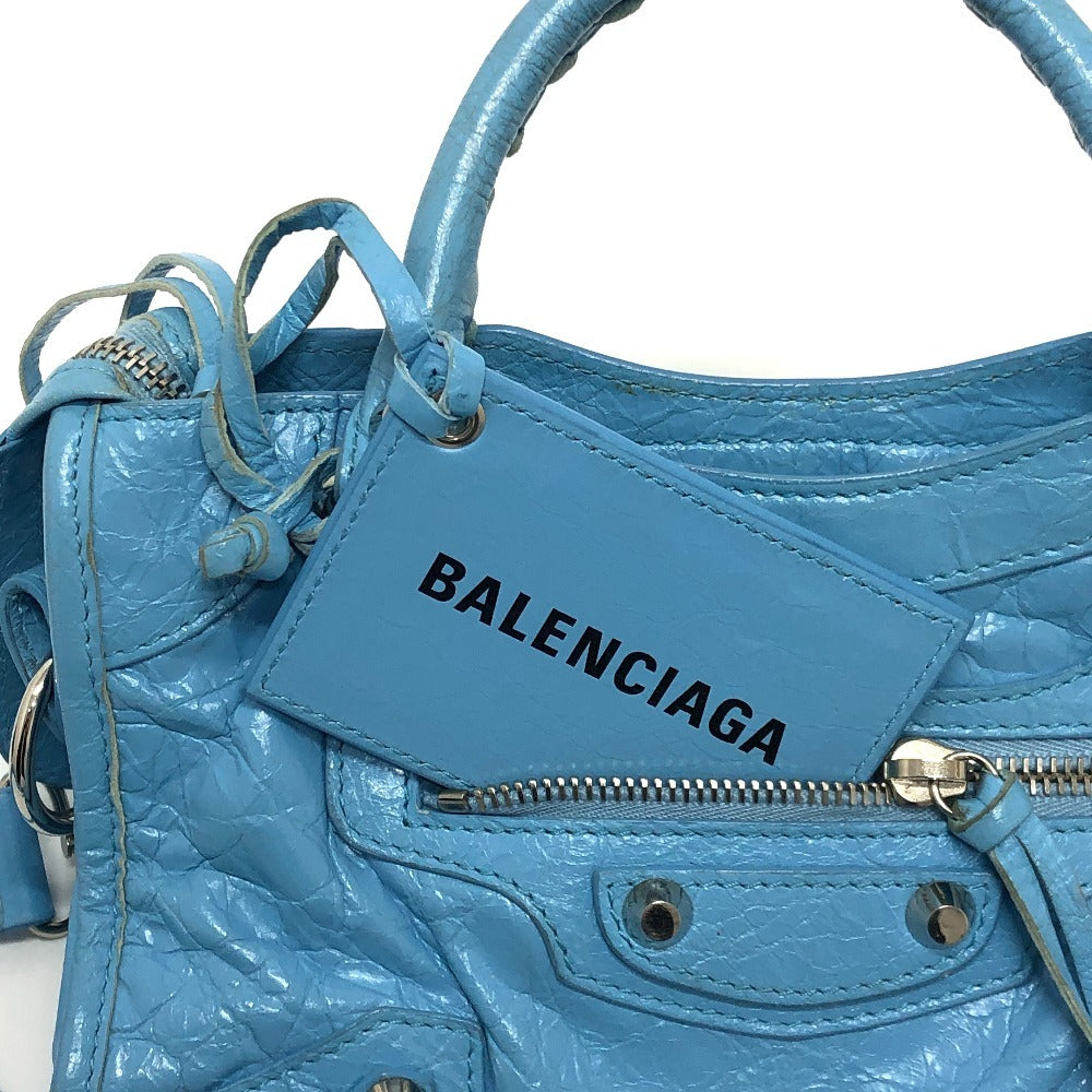 BALENCIAGA 300295 クラシック ミニシティ 2WAY ショルダー 斜め掛け 肩掛け カバン ハンドバッグ レザー レディース - brandshop-reference