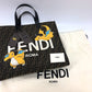 FENDI Zucca Pokemon Cairyu 2WAY Shoulder Bag Bag Shoulder Tote Bag Canvas/Leather Women's Brown