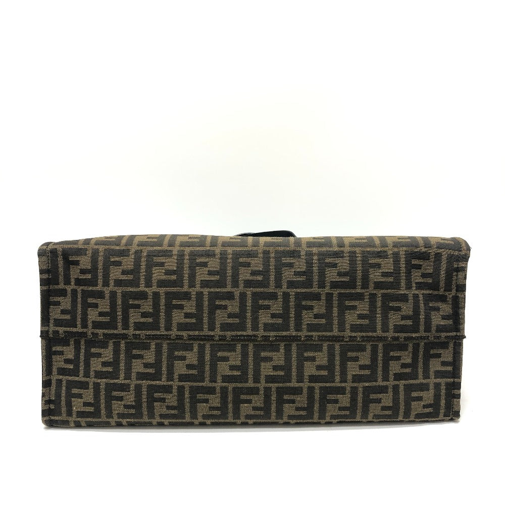 FENDI Zucca Pokemon Cairyu 2WAY Shoulder Bag Bag Shoulder Tote Bag Canvas/Leather Women's Brown