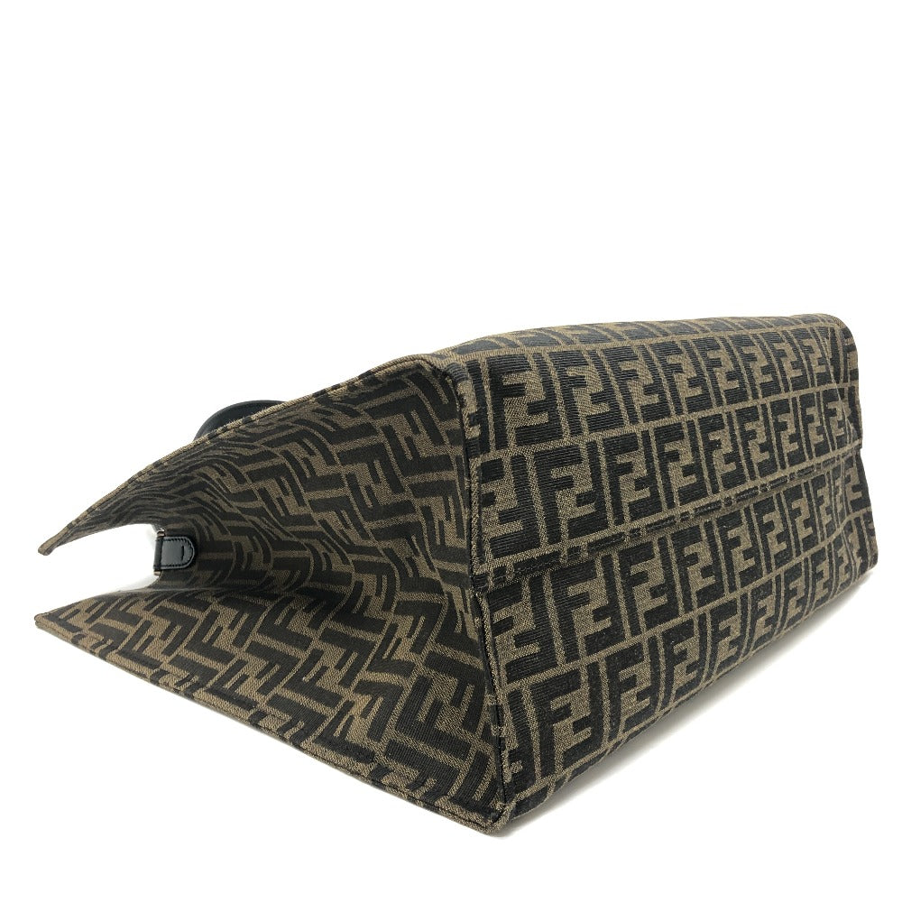 FENDI Zucca Pokemon Cairyu 2WAY Shoulder Bag Bag Shoulder Tote Bag Canvas/Leather Women's Brown