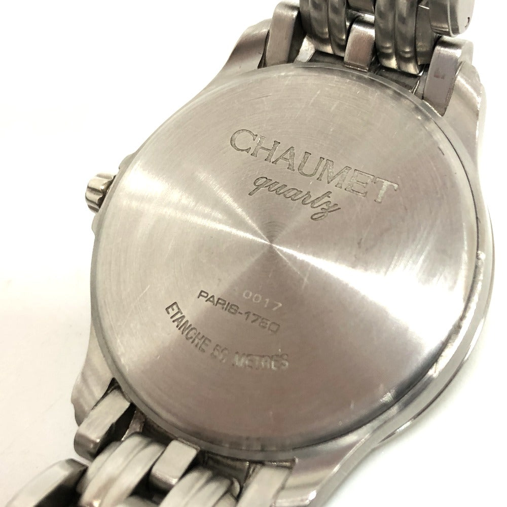 Chaumet 1A0017 アクィラ デイデイト クォーツ 時計 腕時計 ウォッチ 腕時計 SS メンズ シルバー - brandshop-reference