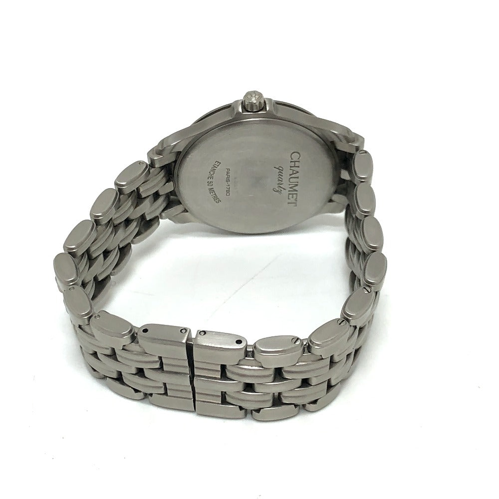 Chaumet 1A0017 アクィラ デイデイト クォーツ 時計 腕時計 ウォッチ 腕時計 SS メンズ シルバー - brandshop-reference