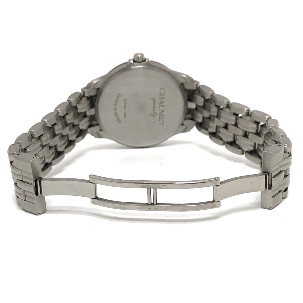 Chaumet 1A0017 アクィラ デイデイト クォーツ 時計 腕時計 ウォッチ 腕時計 SS メンズ シルバー - brandshop-reference