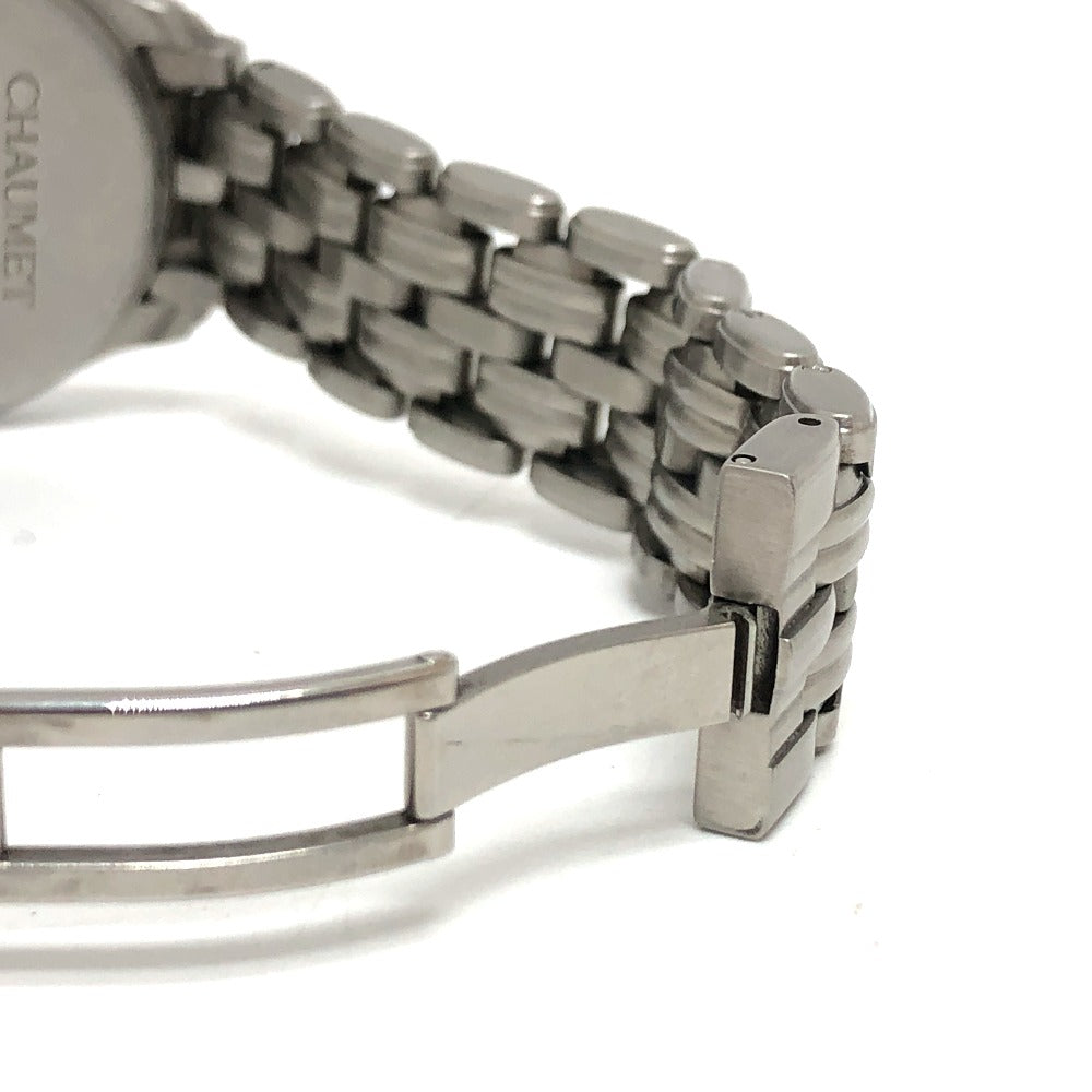 Chaumet 1A0017 アクィラ デイデイト クォーツ 時計 腕時計 ウォッチ 腕時計 SS メンズ シルバー - brandshop-reference