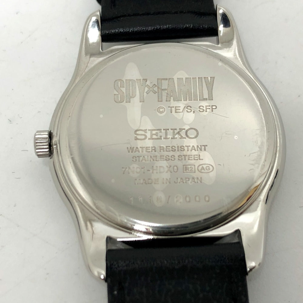 SEIKO 7N01-HDX0 アナログ クォーツ 時計 腕時計 ウォッチ スパイファミリー 腕時計 SS メンズ