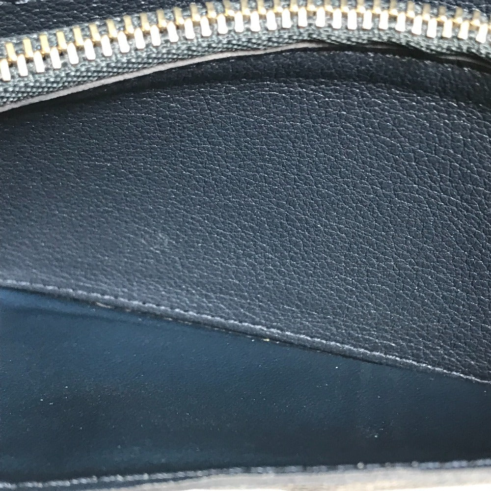 LOUIS VUITTON M58818 Portefeuille Brazza Bifold Long Wallet, Taurillon, Men's, Oceane, Navy