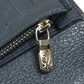 LOUIS VUITTON M58818 Portefeuille Brazza Bifold Long Wallet, Taurillon, Men's, Oceane, Navy