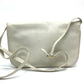 CELINE Macadam Hardware Vintage 2-Way Crossbody Shoulder Bag in White Leather