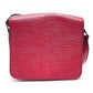LOUIS VUITTON M52247 Epi Carte Ciel MM Bag Pochette Shoulder Bag in Epi Leather, Women's, Castilian Red