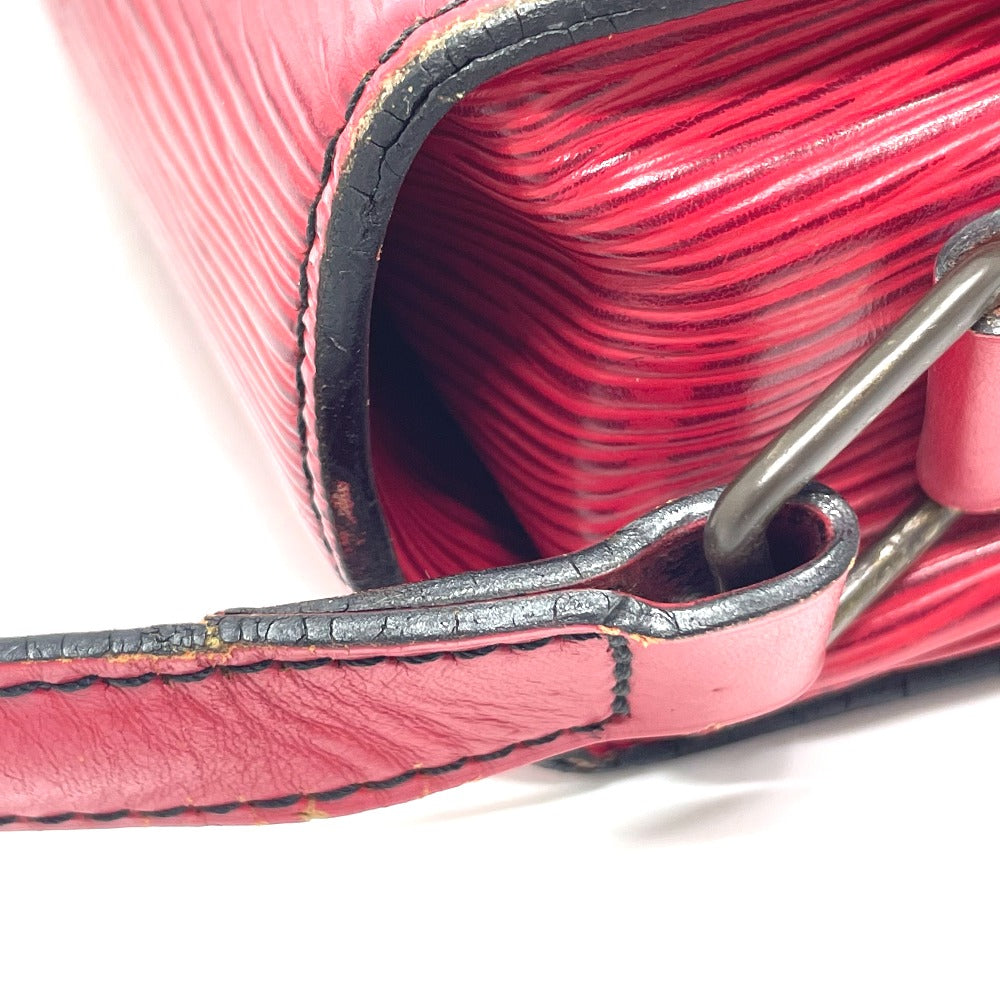 LOUIS VUITTON M52247 Epi Carte Ciel MM Bag Pochette Shoulder Bag in Epi Leather, Women's, Castilian Red