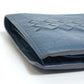 BOTTEGA VENETA Intrecciato Mini Wallet, Mini Bifold Wallet, Leather, Women's, Blue