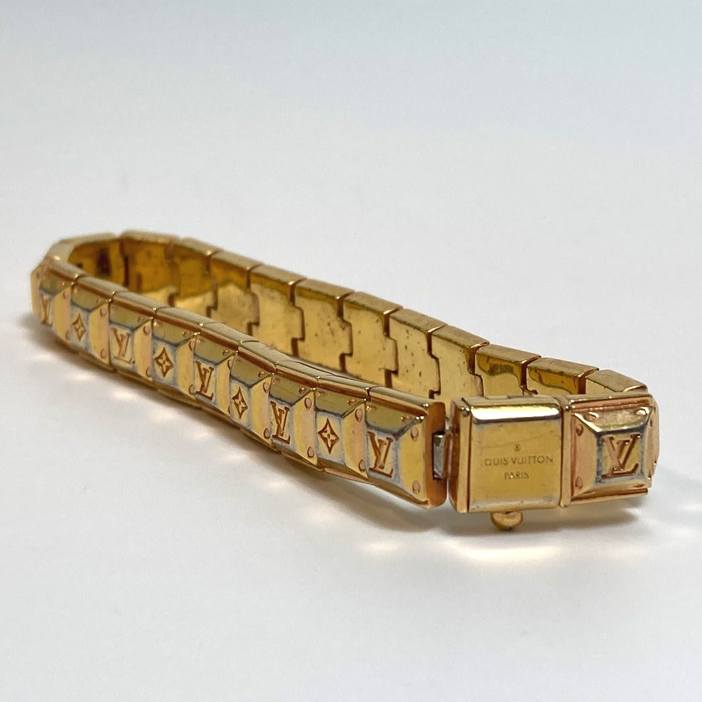 LOUIS VUITTON M64650 Nanogram Tennis Bracelet, Women's, Gold