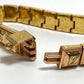 LOUIS VUITTON M64650 Nanogram Tennis Bracelet, Women's, Gold
