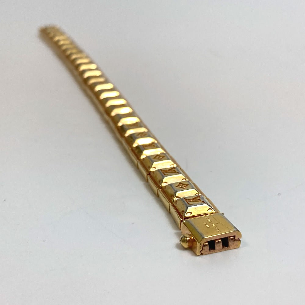 LOUIS VUITTON M64650 Nanogram Tennis Bracelet, Women's, Gold