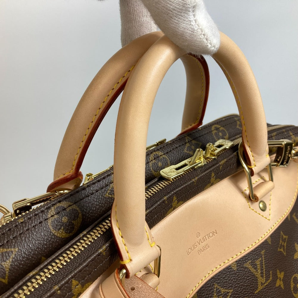 LOUIS VUITTON M41392 Monogram Alize de Poche Bag, 2-Way Shoulder Bag/Boston Bag, Monogram Canvas, Unisex, Brown