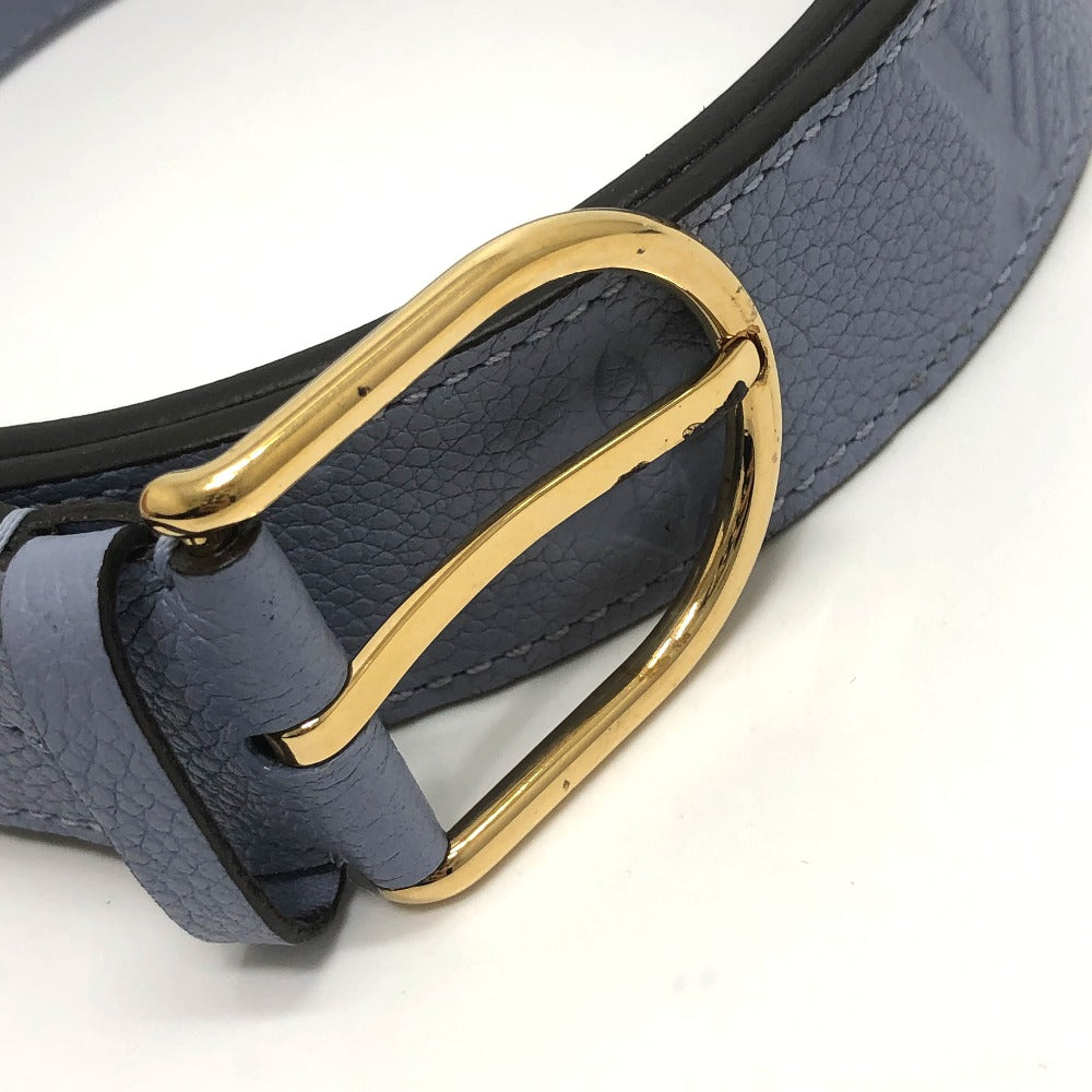 LOUIS VUITTON M9580W モノグラムアンプラント サンチュール・グラシューズ ズボン用ベルト ベルト モノグラムアンプラントレザー レディース リラ ブルー