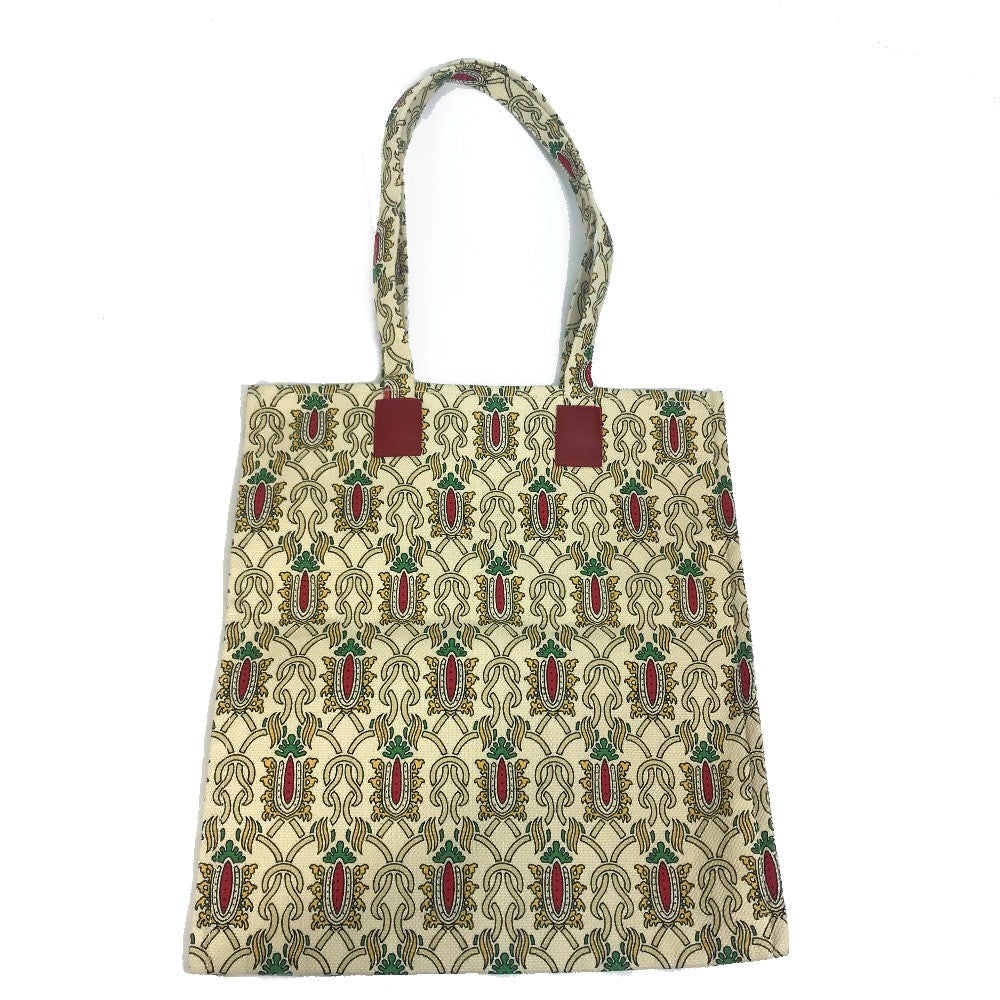 GUCCI 総柄 カバン 肩掛け ショルダーバッグ トートバッグ キャンバス レディース マルチカラー