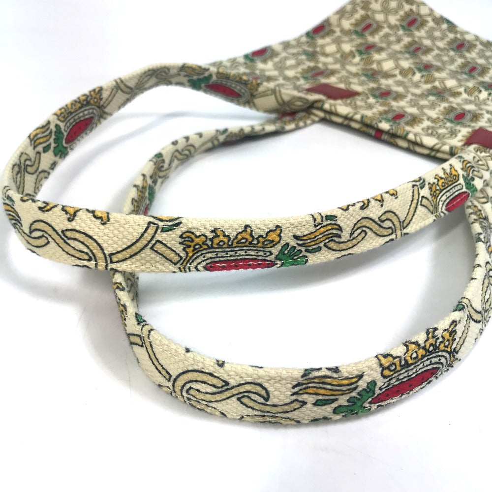 GUCCI 総柄 カバン 肩掛け ショルダーバッグ トートバッグ キャンバス レディース マルチカラー