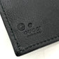 GUCCI 143389 Embossed All-Over Print Bifold Long Wallet Leather Women's Black