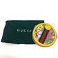 GUCCI 550618 GG Flora Webbing Line Shoulder Bag in GG Supreme Canvas, Yellow