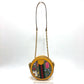 GUCCI 550618 GG Flora Webbing Line Shoulder Bag in GG Supreme Canvas, Yellow