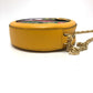 GUCCI 550618 GG Flora Webbing Line Shoulder Bag in GG Supreme Canvas, Yellow