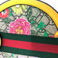 GUCCI 550618 GG Flora Webbing Line Shoulder Bag in GG Supreme Canvas, Yellow
