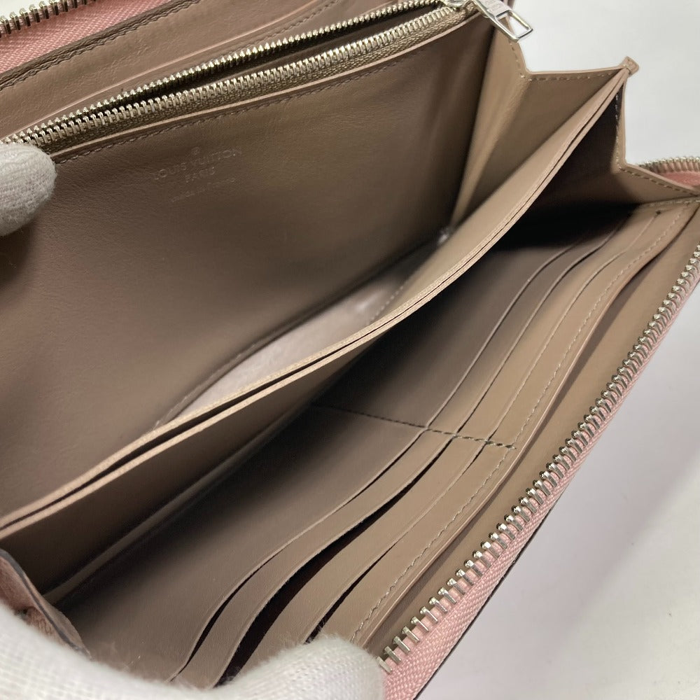 LOUIS VUITTON M63103 Portefeuille Comet L-shaped zipper long wallet in Taurillon leather, women's, pink